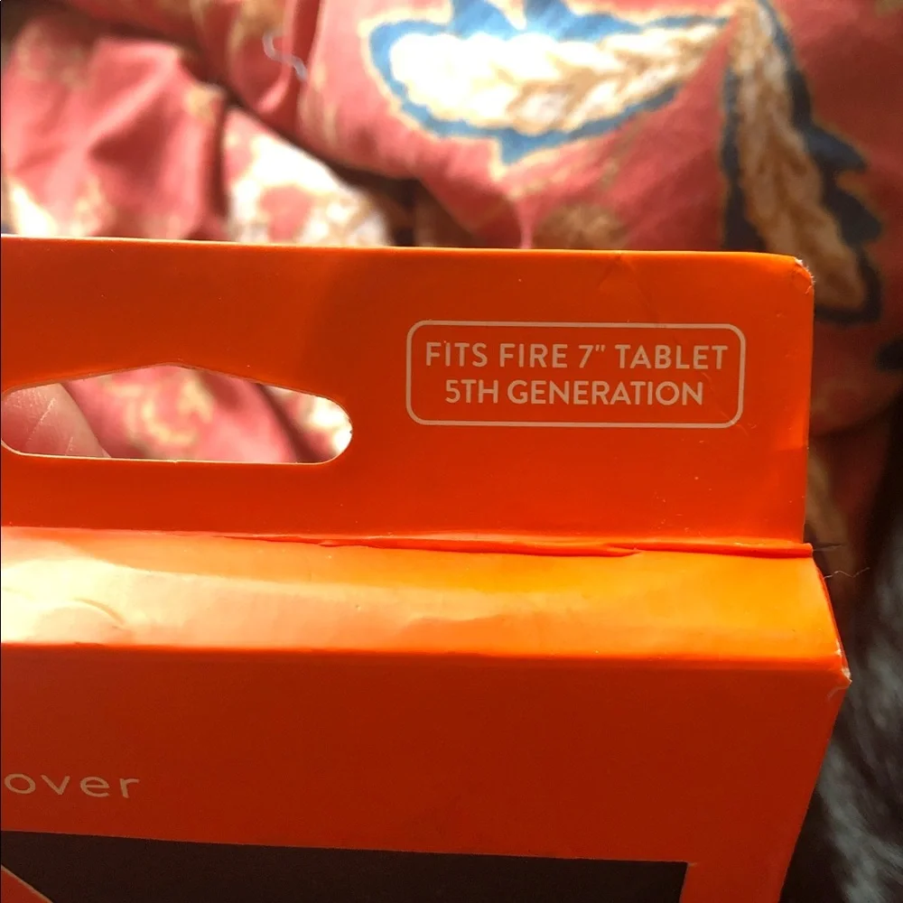 Amazon Fire Tablet Cover - Orange and Black